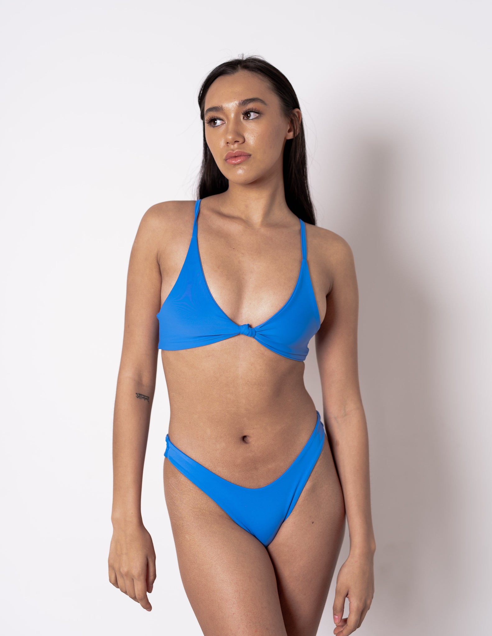 KNOT A KINI TOP - PERIWINKLE